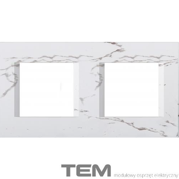 RAMKA OZDOBNA SERII LINE 2X2M KAMIEŃ BIAŁY OL24SW