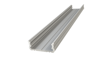 AL12-GLS1-RW-1000, Nawierzchniowy profil ALU surowy 6x16mm 1000mm SURFACE raw alu