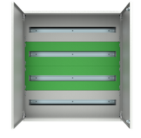 Zestaw rozdzielnica + maskownice + segmenty DIN i-Future w kolorze Loxone wysokość standard. szerokość standard. szara. E.MS-H20-W20-D20-7035-00