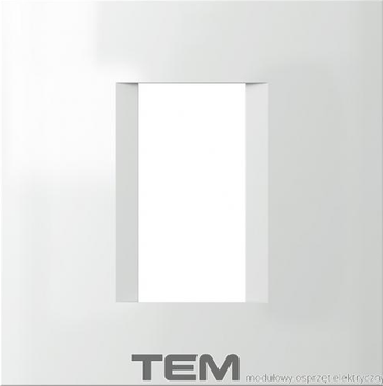 RAMKA OZDOBNA SERII LINE 1M BIAŁY-POŁYSK OL10PW