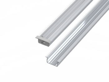 AL12-GLG2-RW-4150, Wpuszczany profil ALU surowy 9x16mm 4150mm GROOVE raw alu