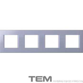 RAMKA OZDOBNA SERII LINE 4X2M NIEBIESKI-MAT OL28IB