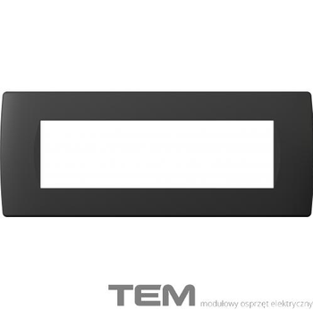 RAMKA OZDOBNA SERII SOFT 7M CZARNY-MAT OS70SB