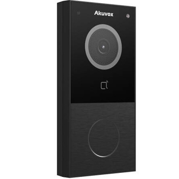 Akuvox E12W - Panel zewnętrzny z WiFi - czytnik kart i breloków - czarny