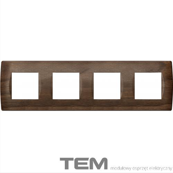 RAMKA OZDOBNA SERII SOFT 4x2M ORZECH OS28WW