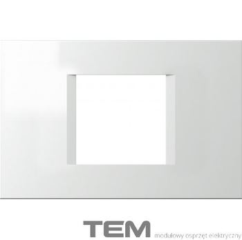 RAMKA OZDOBNA SERII LINE 2/3M BIAŁY-POŁYSK OL23PW