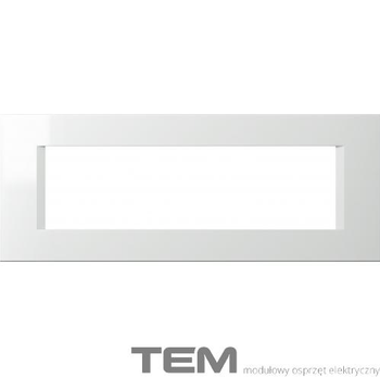 RAMKA OZDOBNA SERII LINE 7M BIAŁY-POŁYSK OL70PW