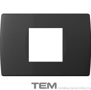 RAMKA OZDOBNA SERII SOFT 2/3M CZARNY-MAT OS23SB