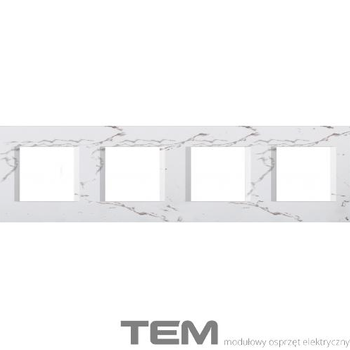 RAMKA OZDOBNA SERII LINE 4X2M KAMIEŃ BIAŁY OL28SW