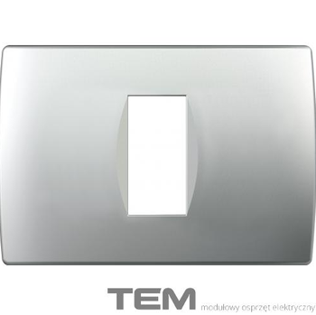 RAMKA OZDOBNA SERII SOFT 1/3M SREBRNY-MAT OS13ES