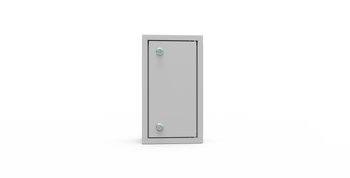 Przepustnica i-Future wysokość niska. szerokość wąska. szara. E.CT-H10-W10-D20-7035-00