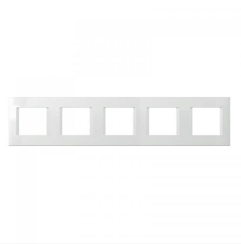 RAMKA OZDOBNA SERII LINE 5X2M BIAŁY-POŁYSK OL29PW