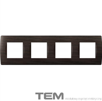 RAMKA OZDOBNA SERII SOFT 4x2M WENGE OS28WE