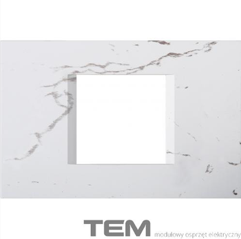 RAMKA OZDOBNA SERII LINE 2/3M KAMIEŃ BIAŁY OL23SW