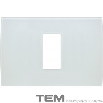 RAMKA SZKLANA SERII PURE 1/3M LODOWA BIEL OP13GW