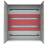 Zestaw rozdzielnica + maskownice + segmenty DIN i-Future w kolorze Grenton wysokość standard. szerokość standard. szara. E.MS-H20-W20-D20-7035-00