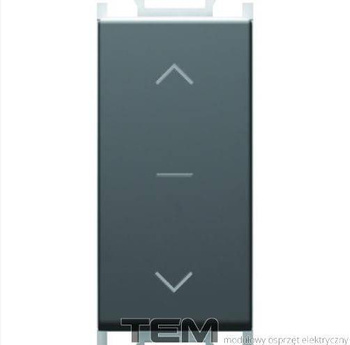 ŁĄCZNIK ŻALUZJOWY 1M CZARNY-MAT Z NADRUKIEM SM40SBNT10