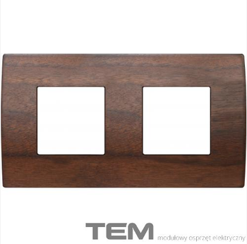 RAMKA DREWNIANA SERII PURE 2X2M ORZECH OP24WW