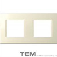 RAMKA OZDOBNA SERII LINE 2X2M BEŻ-POŁYSK OL24IW
