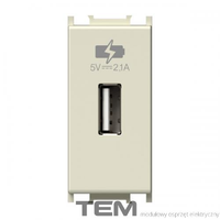 ŁADOWARKA USB 5V 2,1A 1M EM66IW