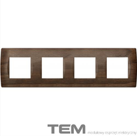 RAMKA OZDOBNA SERII SOFT 4x2M ORZECH OS28WW
