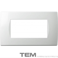 RAMKA OZDOBNA SERII SOFT 4M BIAŁY-POŁYSK OS40PW