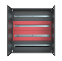 Zestaw rozdzielnica + maskownice + segmenty DIN i-Future w kolorze Grenton wysokość standard. szerokość standard. antracyt. E.MS-H20-W20-D20-7016-00