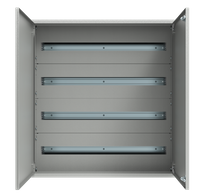 Zestaw rozdzielnica + maskownice + segmenty DIN i-Future wysokość standard. szerokość standard. szara. E.MS-H20-W20-D20-7035-00