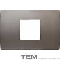 RAMKA METALOWA SERII PURE 2/3M SATYNOWY NIKIEL OP23MN