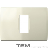 RAMKA OZDOBNA SERII SOFT 1/3M BEŻ-POŁYSK OS13IW