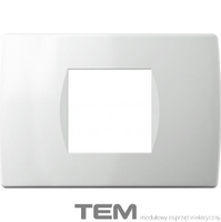 RAMKA OZDOBNA SERII SOFT 2/3M BIAŁY-POŁYSK OS23PW