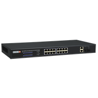 Switch PoE 16-portowy PoES-16250C+2Combo
