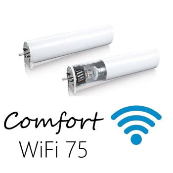 Karnisz elektryczny Comfort WiFi 75 o zwiększonej wytrzymałości